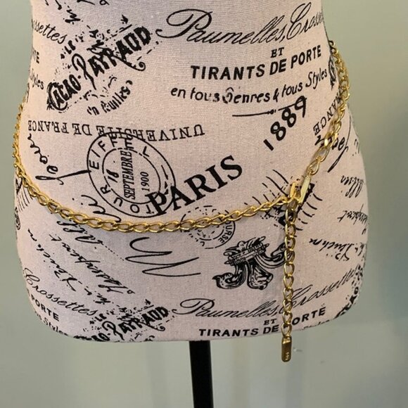 Gold Tone Chain Belt or Necklace Women’s - Picture 1 of 4